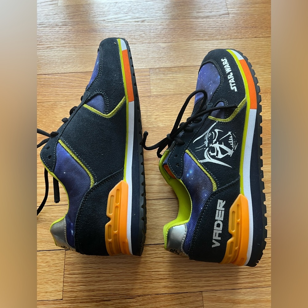 New Rare Men’s Star Wars Stride Rite Limited Ed Vader Casual Shoes Size 8